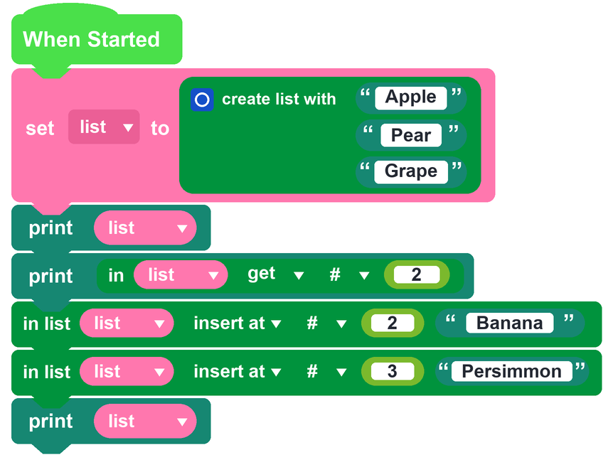 Extract and Insert List Data
