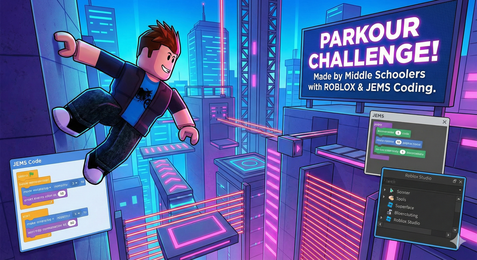 Advanced Laser Physics & Parkour Challenge