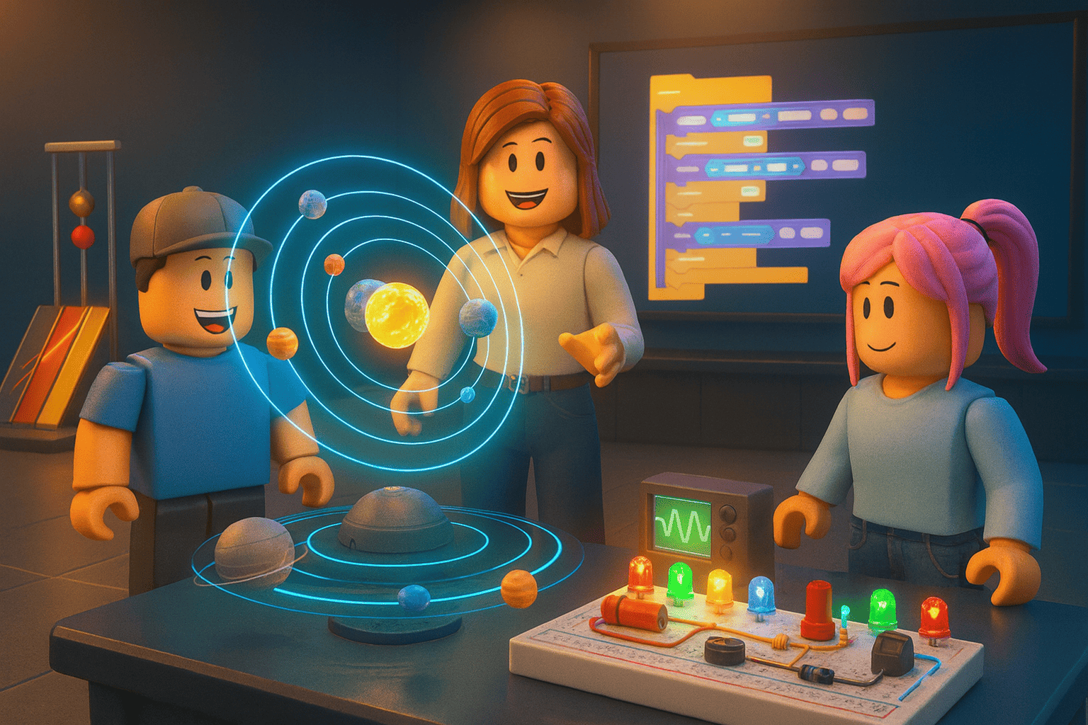 Metaverse 3D STEM Science Simulation