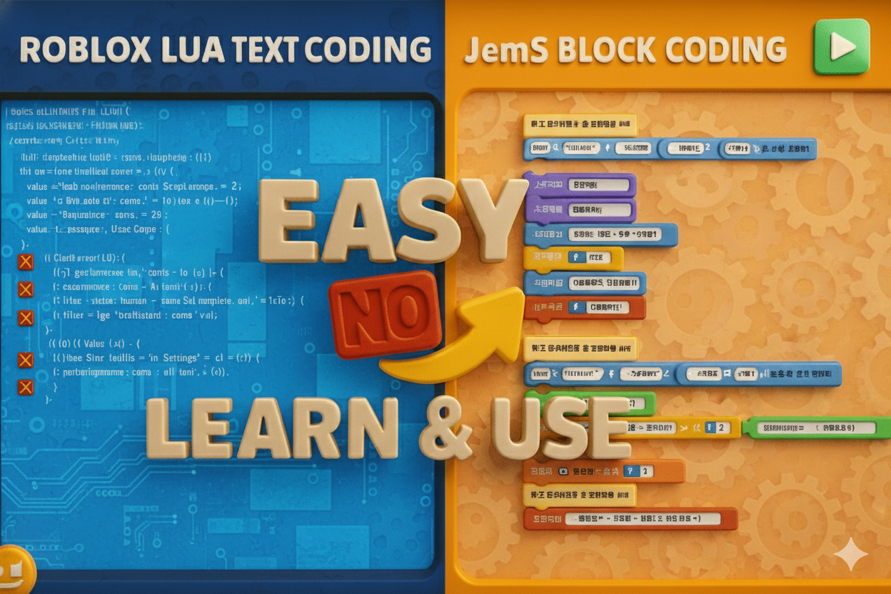 Visual Block to Lua Conversion Engine